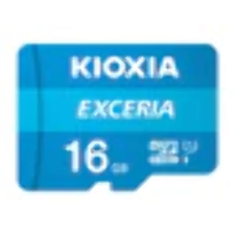 Kioxia 16Gb Exceria Microsd Memory Card U1 Class 10 100Mb/S Max Read Speed, Full Hd Video Recording
