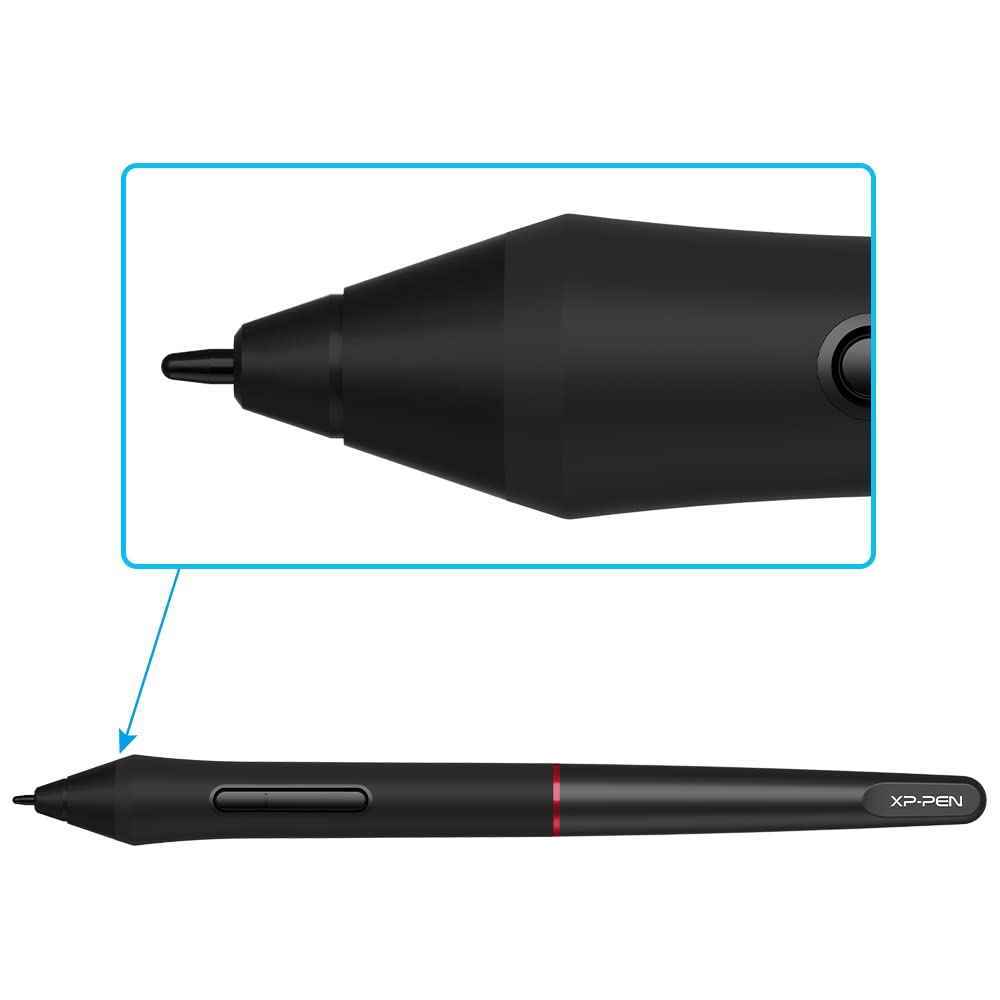 Xp-Pen Pa2 8192 Pen Pressure Battery-Free Stylus Only For Artist 12 Pro, Artist 13.3 Pro, Artist 15.6 Pro, Artist 22R Pro, Artis