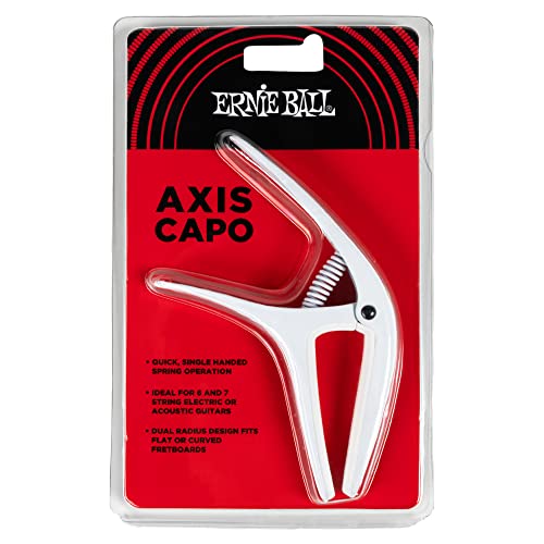 Ernie Ball Axis Reversible 2 In 1 Capo   White