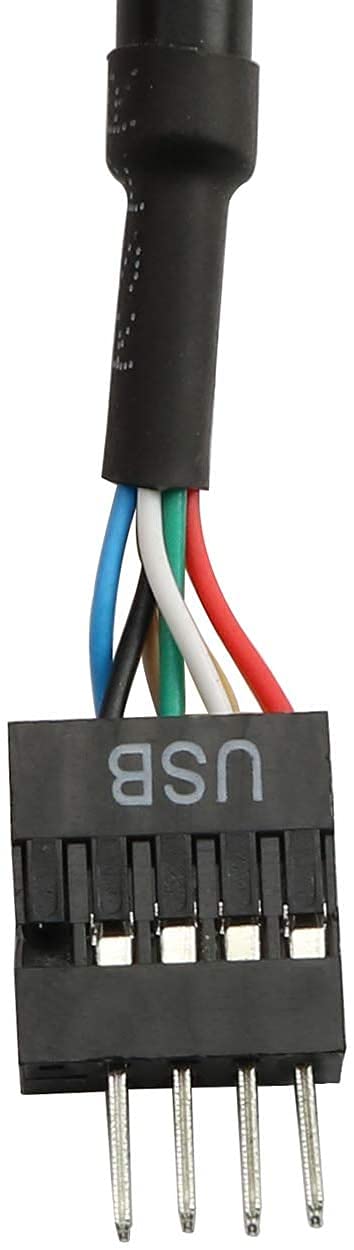 Longdex 2Pcs Usb 3.0 20 Pin Female To Usb 2.0 9-Pin Male Motherboard Adapter Converter Cable