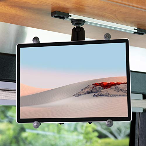 Ram Mounts X-Grip Holder For 12 Tablets Ram-Hol-Un11U Compatible With Ram B 1 And C 1.5 Size Round Ball Bases , Black