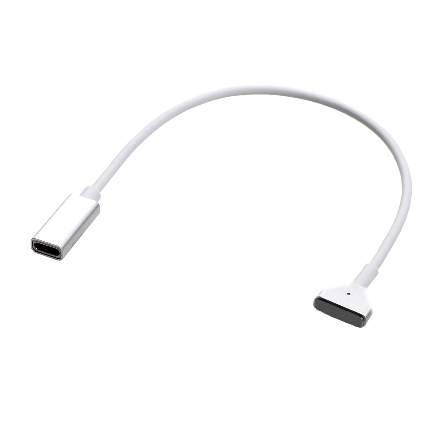 BEYEE Charge Converter 85W Output, USB C Female to Magnetic 2 T Tip Charging Cable Compatible with Mac Book (2012-2016) air 11
