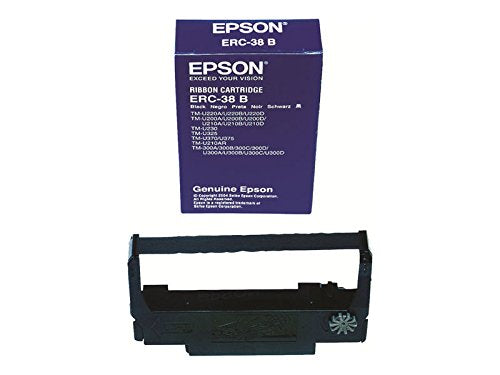 Epson Erc 38B Case Black Ink Ribbon For Use In Tm U220, Tm U210, Tm U230, Tm U325, Tm U375, Tm U300, Tm U200 (Pack Of 10)