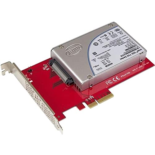 Startech.Com U.2 To Pcie Adapter - X4 Pcie - For 2.5 U.2 Nvme Ssd - Sff-8639 Pcie Adapter - U.2 Ssd - Pcie Ssd - U.2 Drive , Taa