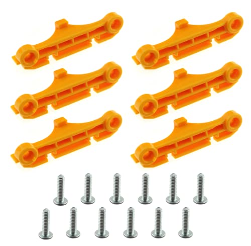Sjzbin 3 Pairs Cpu Fan Retainer Bracket Yellow Cpu Fan Support Bracket For Am4, Amd
