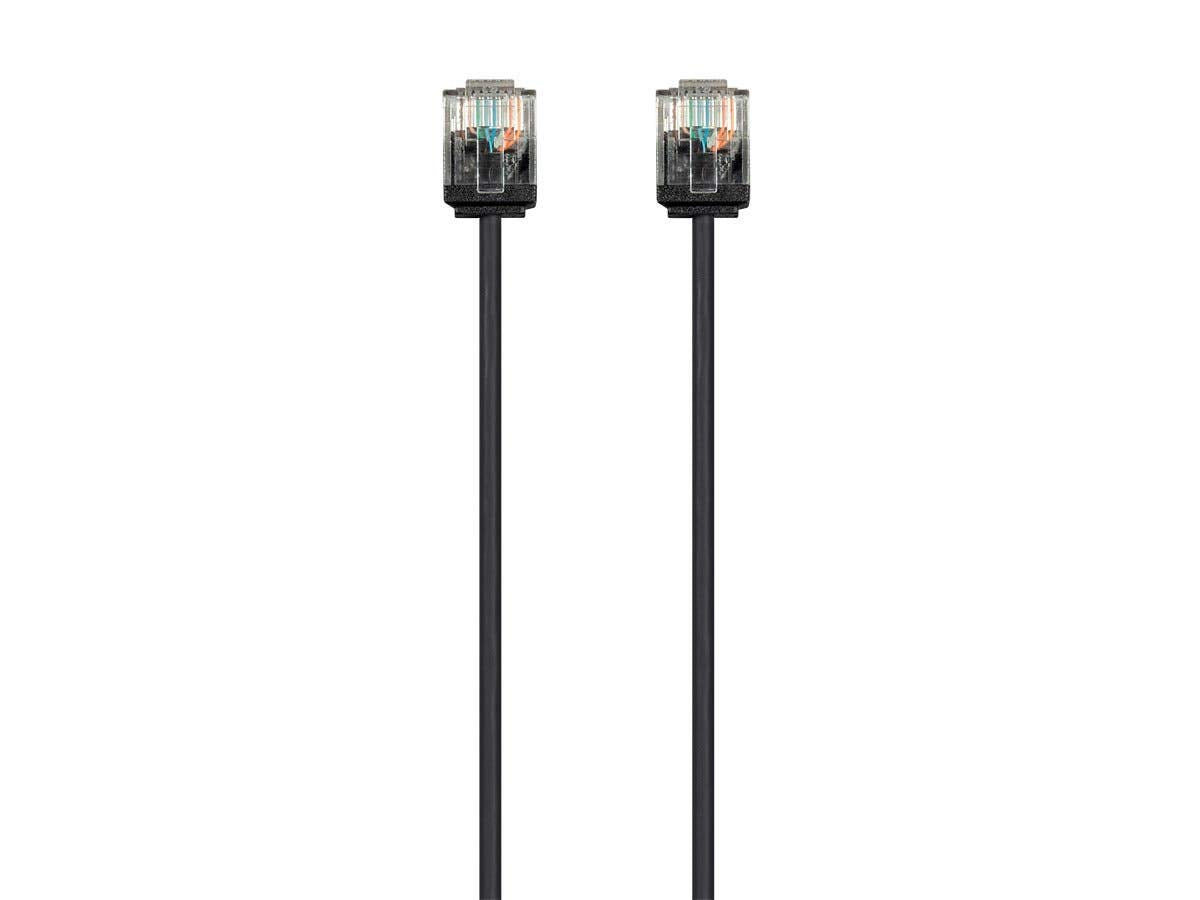 Monoprice Cat6 Ethernet Patch Cable   Snagless, 550Mhz, Utp, 32Awg, 3 Feet, Black   Micro Slimrun Series