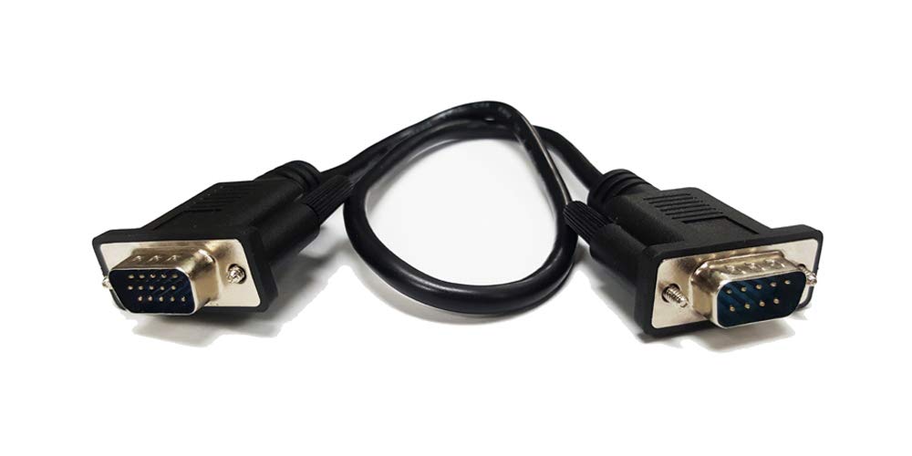 Cga Rgb Db 9 Pin To Hd 15 Pin Vga Adapter Cable