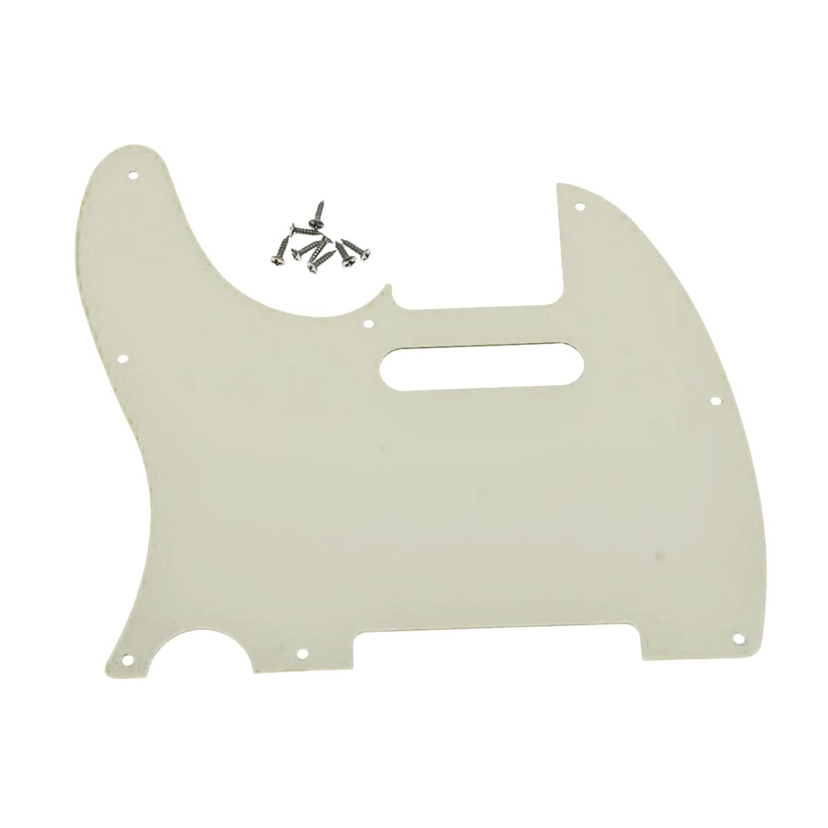 Dopro 8 Hole Tele Guitar Pickguard Scratch Plate Fits Usa/Mexican Fender Telecaster Aged Pearl