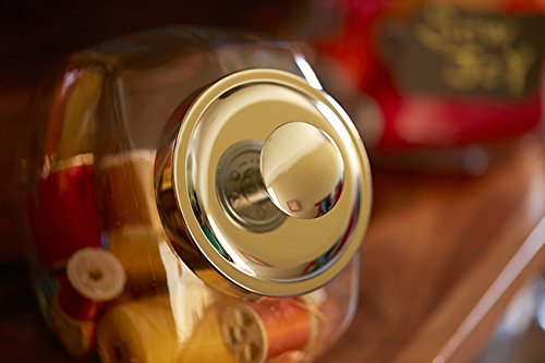 Anchor Hocking 1 Gallon Penny Candy Jars With Chrome Lid, Set Of 4