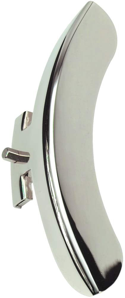 Golden Gate P 104 1930'S Style Single Leg Armrest   Nickel Plated Brass