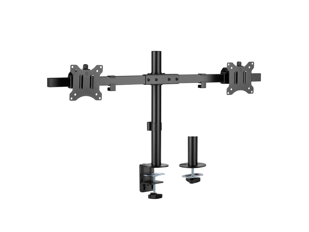 Ergoreach Ep3 Dual Monitor Arm Mount, C-Clamp & Grommet-Supports, Two 32 Display