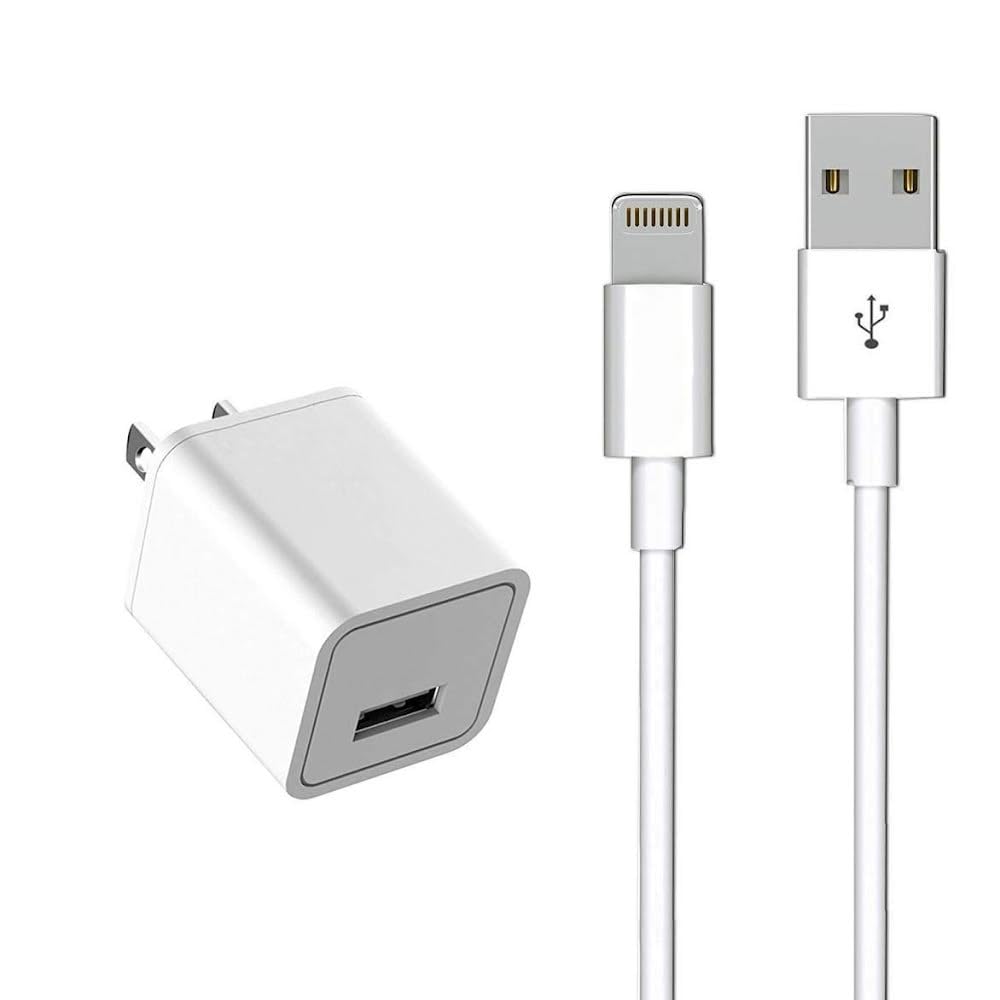 i Phone Charger [MFi Certified] Travel Home Wall Charger and a Charging Cable Compatible with i Phone 14, 13, 12, 11, i Phone SE