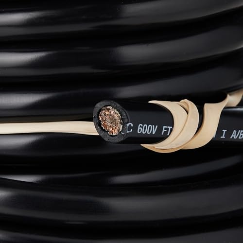 Ancor 114025 Tinned Copper Battery Cable, 2 Awg (32Mm2), Black - 250Ft,WBHDWB000NV0GVE