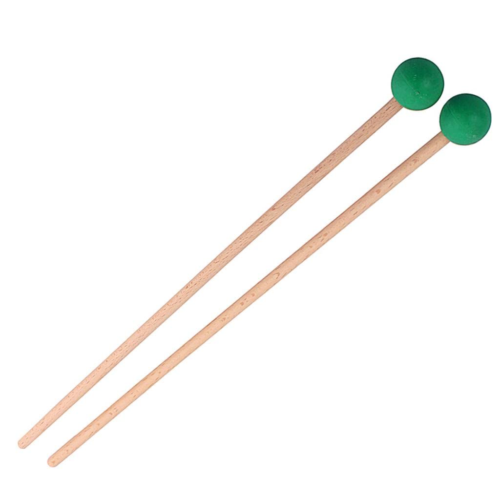 Enakshi Drum Mallets Drumsticks Comfort Handle For Drum Instrument Accessories Green|Musical Instruments & Gear | Percussion | P