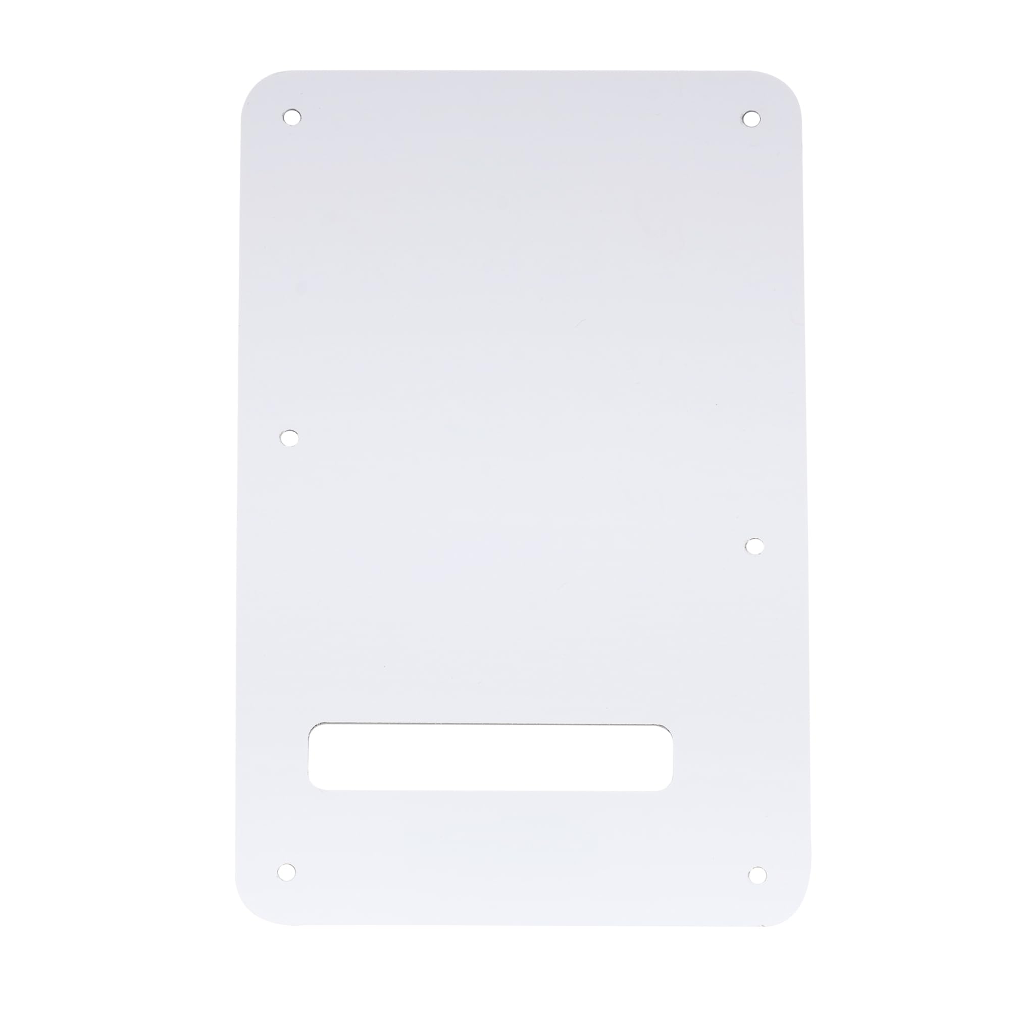 Musiclily 6 Hole Strat Back Plate Tremolo Cavity Cover Backplate For Fender Usa/Mexico Made Standard Stratocaster Modern Style E