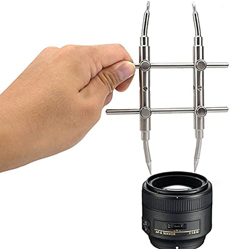 Lens Wrench Stainless Steel Curve Spanner For Dslr Camera Photography Telescopes Repair Tools