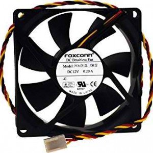 Foxconn 12v Dc 0.2A 80x25mm 3-pin Fan- PV802512L