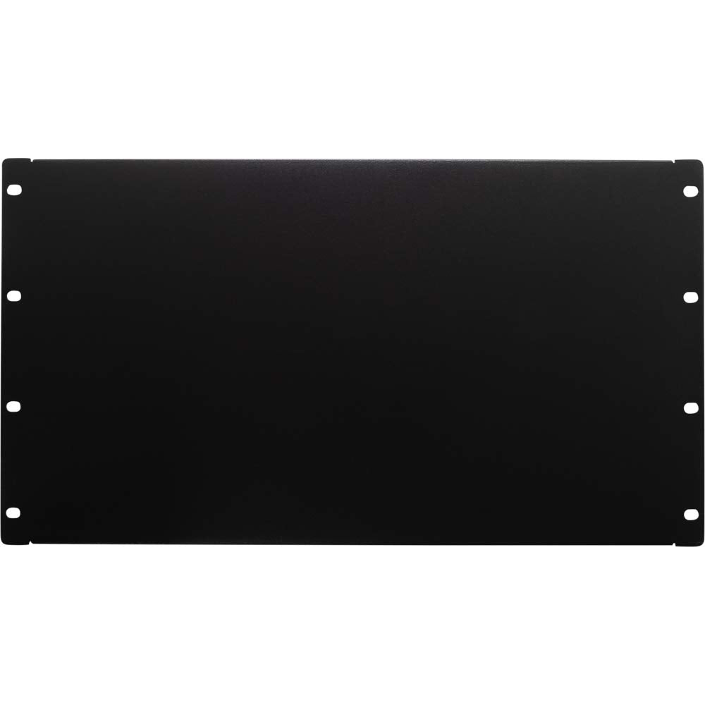 Navepoint 6U Blank Rack Mount Panel Spacer For 19 Inch Server Network Rack Enclosure Or Cabinet Black