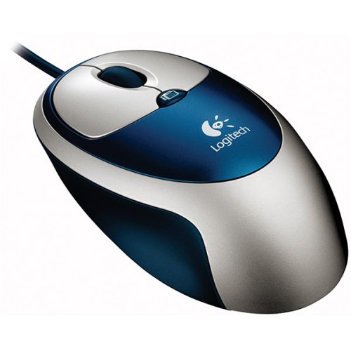 Logitech Click! Optical Mouse  Blue/Silver