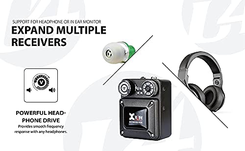 Xvive Audio U4 Wireless In Ear Monitor System With One Receiver (24 Ghz)