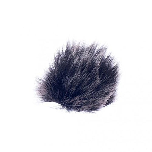 Velura 2X Black Faux Fur Windscreen Windshield For Lavalier Lapel Microphone Mic 0.5Mm|1X Lapel Microphone Windscreen|Parts & Ac