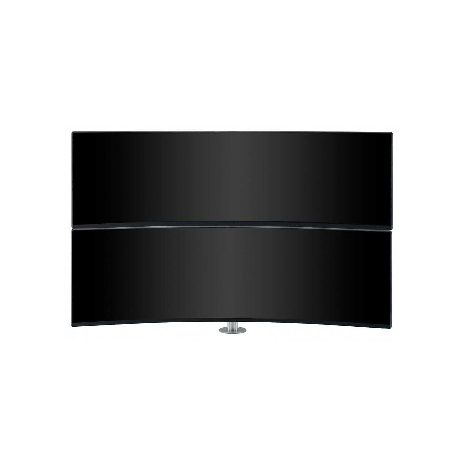 Atdec Dual Stack Heavy Monitor Desk Mount - Flat And Curved Up To 49In - Vesa 75X75, 100X100