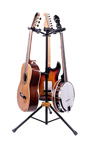 Hercules Gs432Bplus Auto Grip Triple Guitar Stand