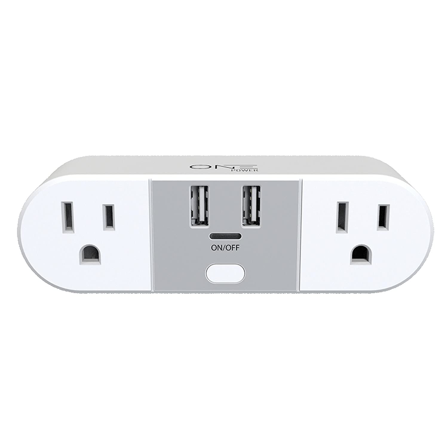 One Power Ows221 Smart 2 Outlet Plug With 2 Usb Ports