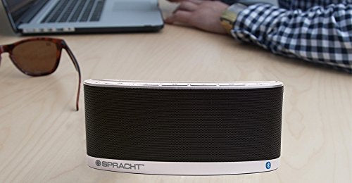 Spracht Blunote 2.0 Portable 10 Watt Wireless Bluetooth Speaker For Music And Voice, Black