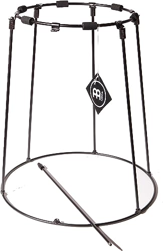 Meinl Percussion Travel Djembe Stand With Collapsible Design Not Made In China Perfect For Drum Circles, 2 Year Warranty (Stdjst Bk)