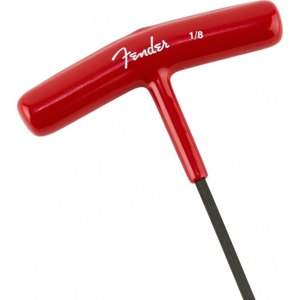 Fender Truss Rod Adjustment Wrench, T-Style, 1/8, Red Guitar Tools (7715532049)