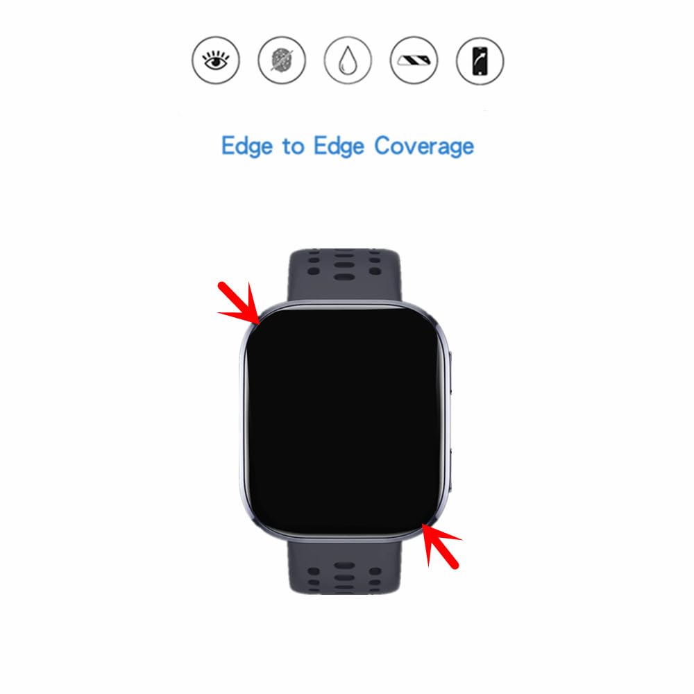 Mihence Compatible For Amazfit Bip 6 Screen Protector, Hd Tpu Protective Film Compatible For Bip 6 Smartwatch (6Pcs)