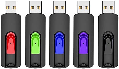 Raoyi 5 Pack 32Gb Usb Flash Drive, Usb 2.0 Memory Stick Thumb Drives Jump Drive Pen Drive For Pc Laptop Computer   32G Multipack