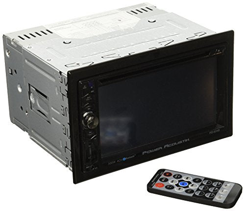 Power Acoustik Pd 624B 6.2'' Double Din In Dash Lcd Touchscreen Dvd Receiver With Bluetooth
