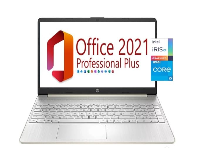 Hp 15.6'' Business & Student Laptop, Free Office 2021,15.6'' Fhd, Micro-Edge Anti-Glare Display, Intel 4-Core I5-1135G7, 32Gb Ra
