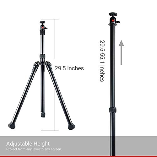 Anker Nebula Mars 2 Universal Tripod 3 Feet Black   Tripods (Universal, 3 Feet, Black, 360, 0   180, Steel)