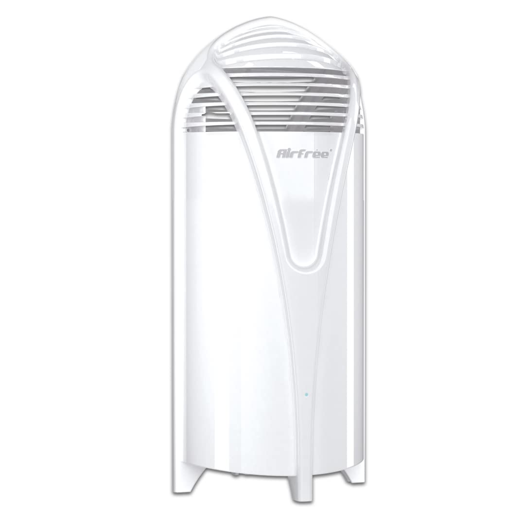 Airfree T800 Filterless Silent Air Purifier For Home Requires No Filter, Fan, Or Humidifier, Covers 180 Sq Ft   White. No Ozone.