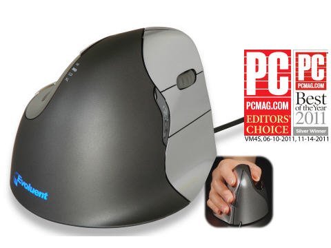 Evoluent Verticalmouse 4 ''Regular Size Right Hand (Model # Vm4R)   Usb Wired