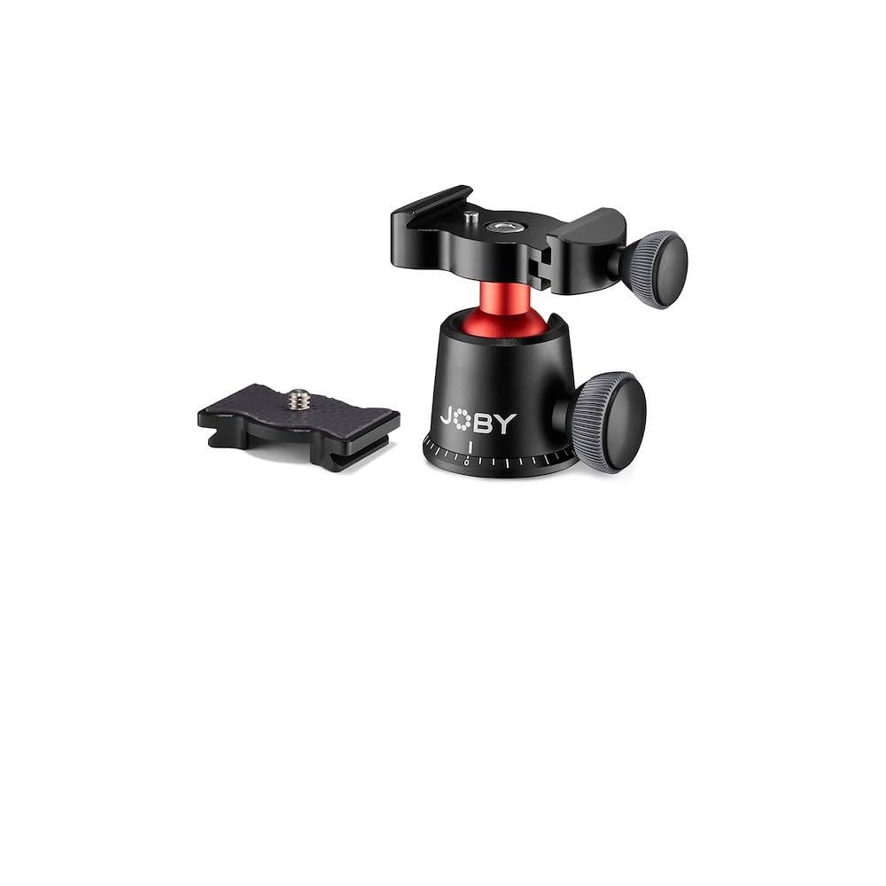 Joby Ballhead 3K Pro, Ball Head For Mirrorless Cameras, Aluminium, Made In Italy,Compatible With The Gorillapod 3K Stand, For De
