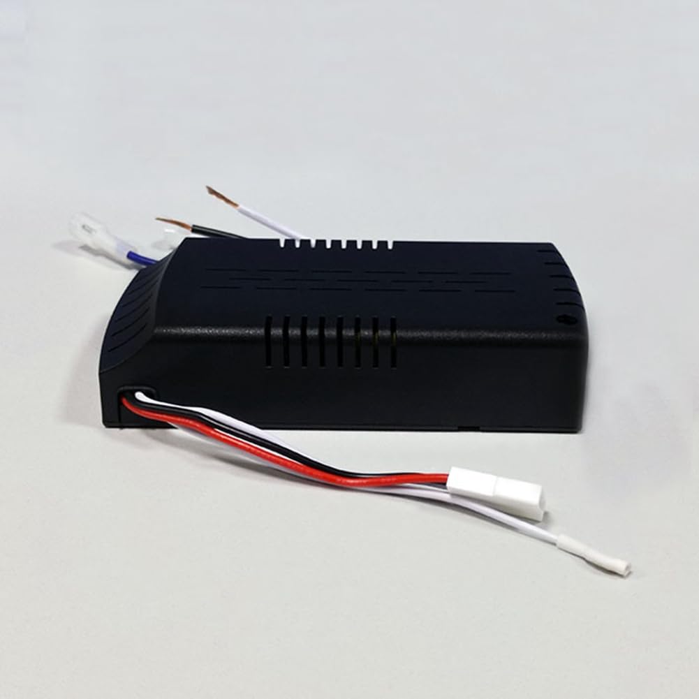 Universal Ceiling Fan Remote Control Kit Replacement, 6 Speed & Timing, Remote Replacement For Dc Ceiling Fan Light, Black & Whi