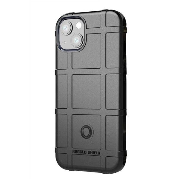 Ego Tactical Rugged Shield Brand Solid Color Tpu Phone Case For Iphone 14 Plus   Black