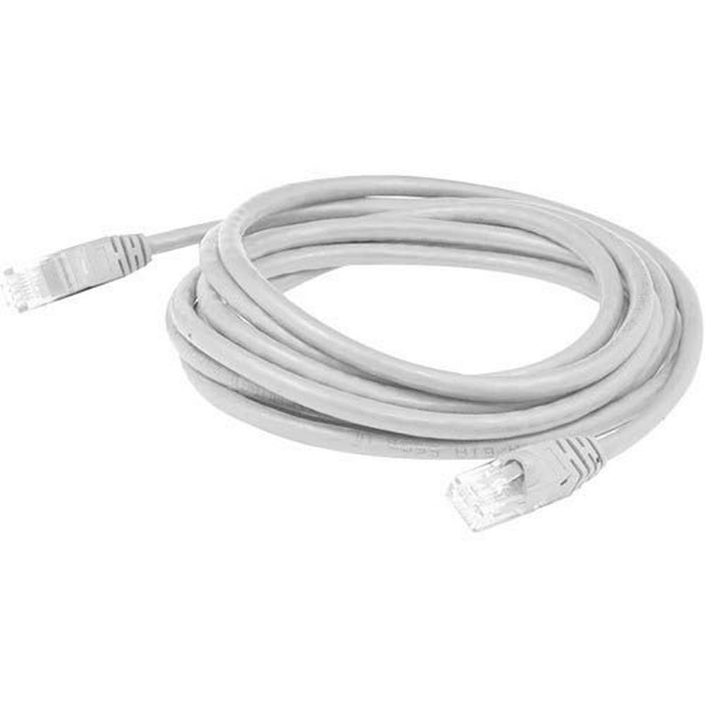 Addon 12Ft White Cat 6 Pvc Ethernet Cable Snagless Bubble Boot Rj-45 M/M