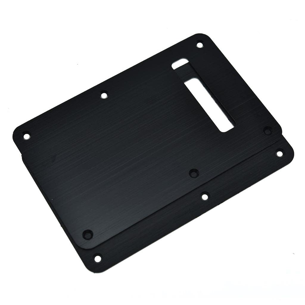 Kaish 6 Hole Metal Aluminum Anodized Modern Style St/Strat Back Plate Tremolo Trem Cavity Cover For Usa/Mexico Stratocaster/Stra