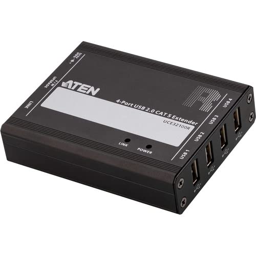 Aten Usb2.0 Cat5 Extender With 4 Port Hub