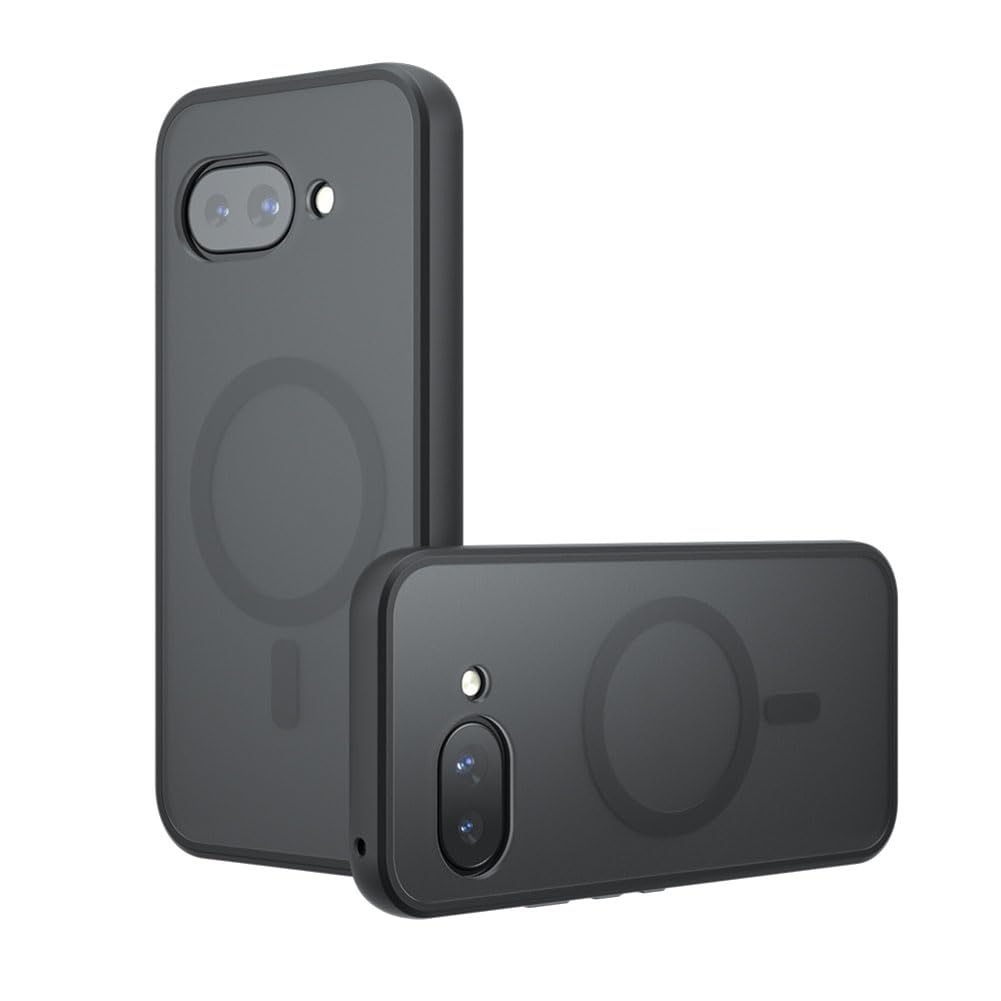 HikerClub Magnetic for Google Pixel 9a case Military Grade Drop Protection Slim Fit Translucent Matt Phone Case for Pixel 9a 6.3