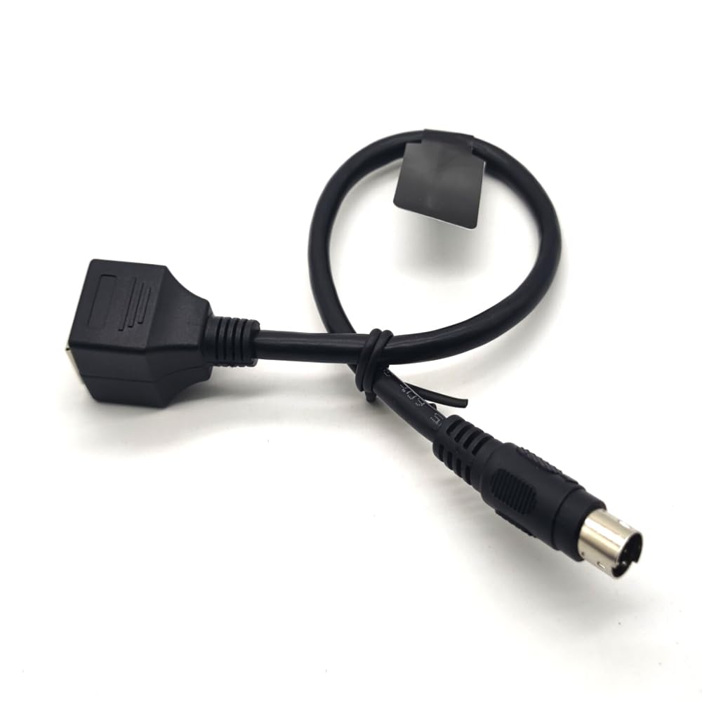 Gxmrhwy Female Rj45 To 8 Pin Mini Din Male Changer Cable 30Cm