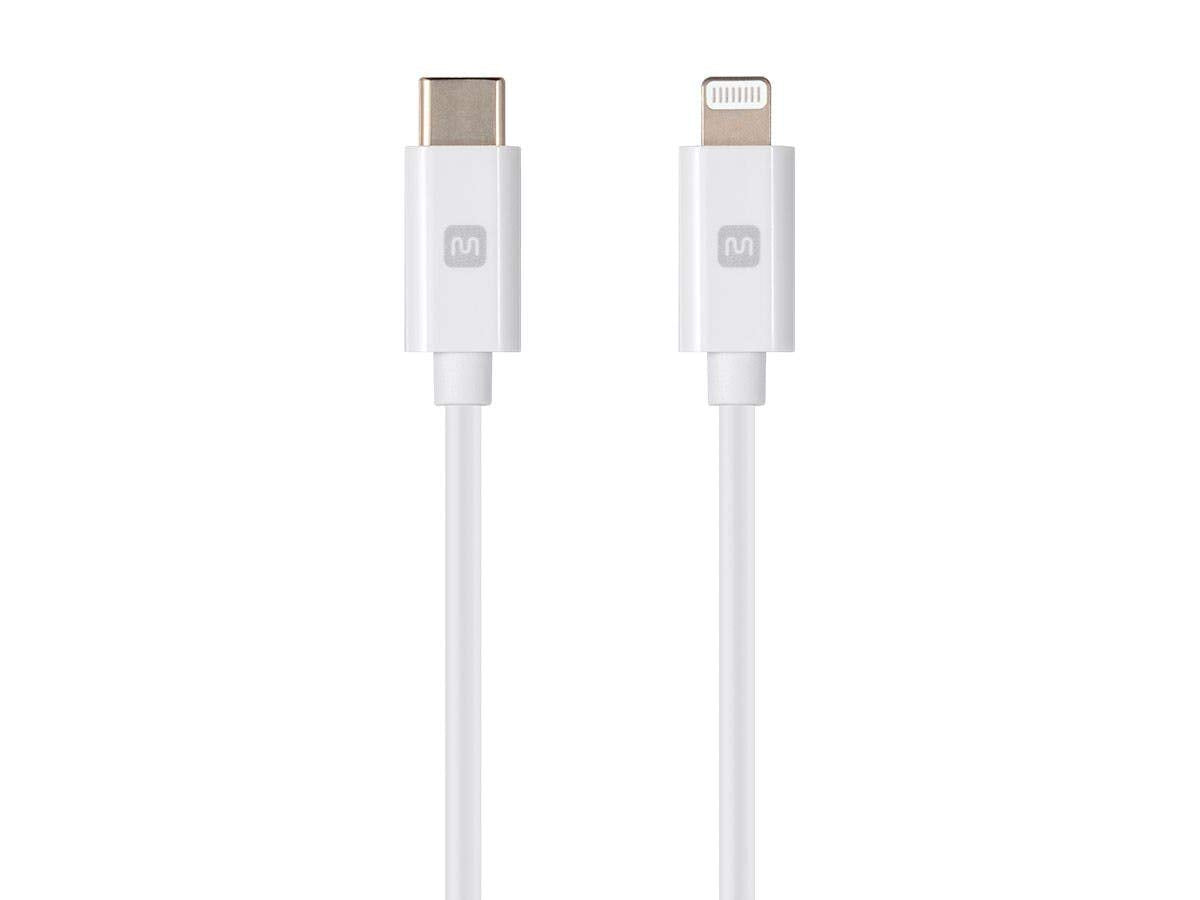 Monoprice Apple Mfi Certified Lightning To Usb Type C And Sync Cable   Compatible With Ipod, Iphone, Ipad With Lightning Connect