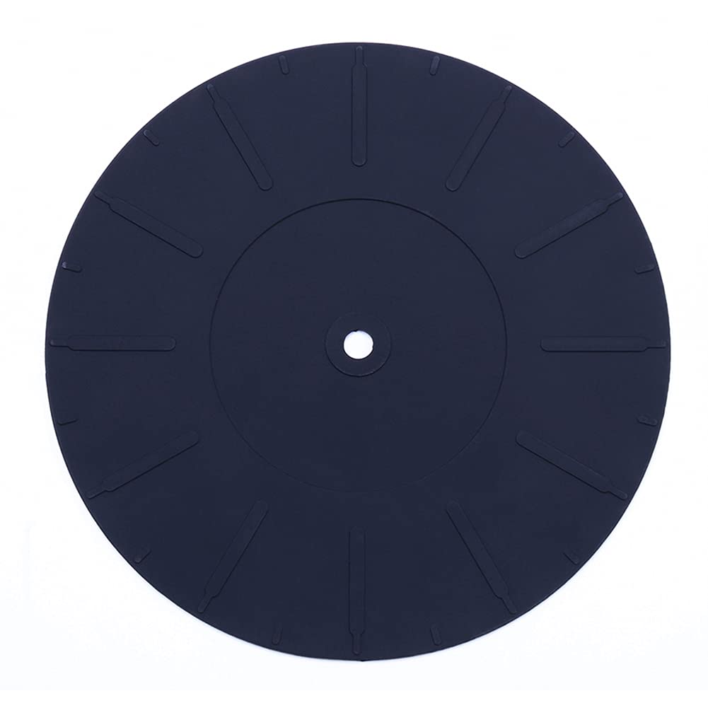 Turntable Platter Mat, 7 '' Silicone Rubber Slipmat Universal For All Record Suitcase Lp Players By Gartopvoiz