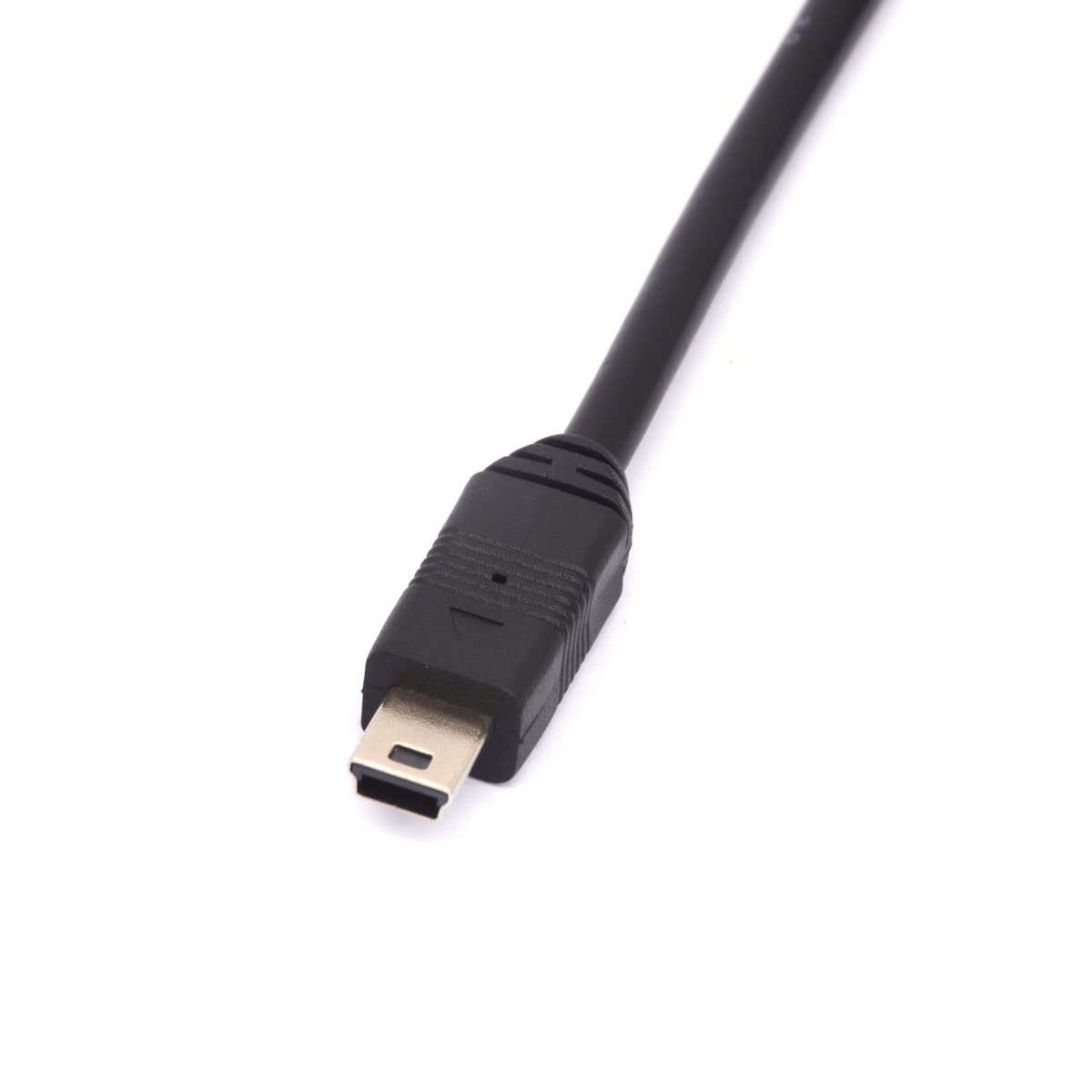 Huhanggod Mini B Usb 2.0 Type A Male To Dual Usb 2.0 A Male Y Splitter Cable For Delivers Extra Power To External Hdd Hard Disk