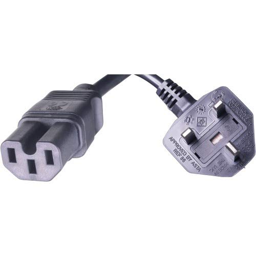 2.5M C15 to BS 1363/A Pwr Cord